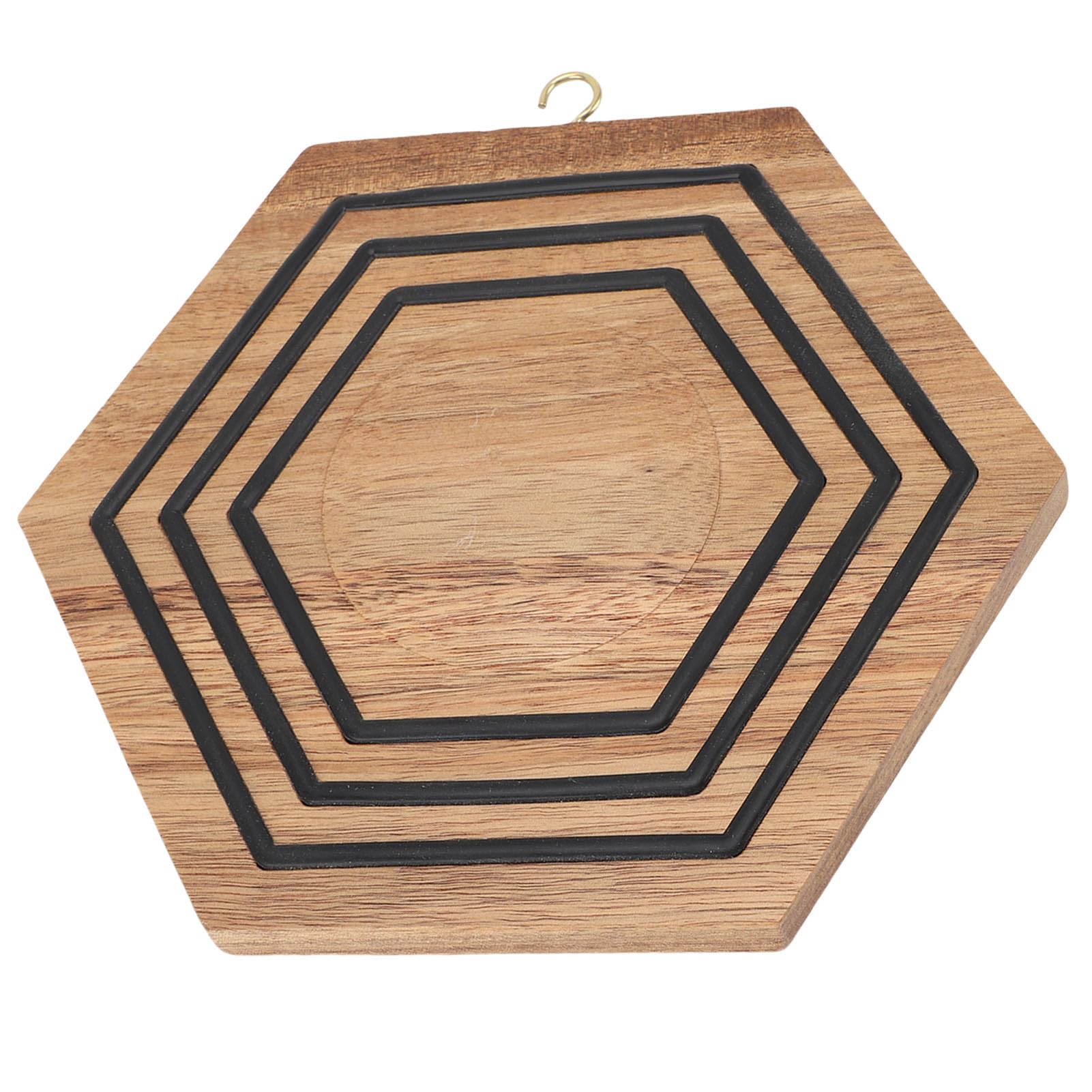 sous-Plat magnétique en Bois Hexagonal, protège-poêles antidérapant