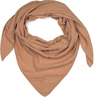 Sponsored You’re seeing this ad based on the product’s relevance to your search query.Learn more about this advertisement styleBREAKER Women's Muslin Triangular Scarf Made of 100% Cotton, Soft and Lightweight Neckerchief for Women, Plain Colours, Stylish Scarf for All Seasons, Made in Italy, 196 x 84 cm