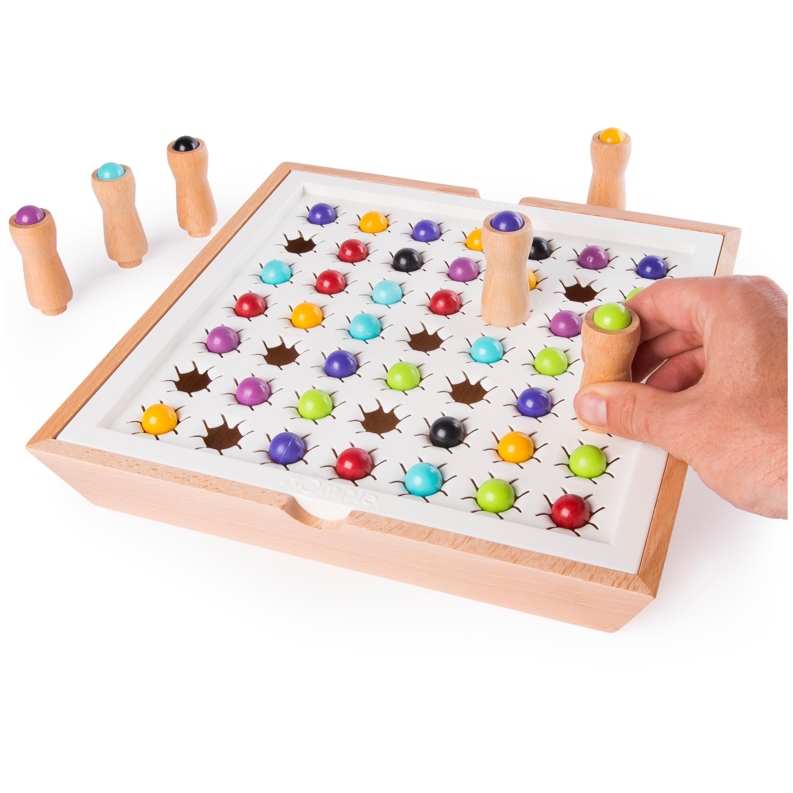 Marbles Stomple Game Brain Workshop, Fun Strategy Game for Kids Aged 8 and up