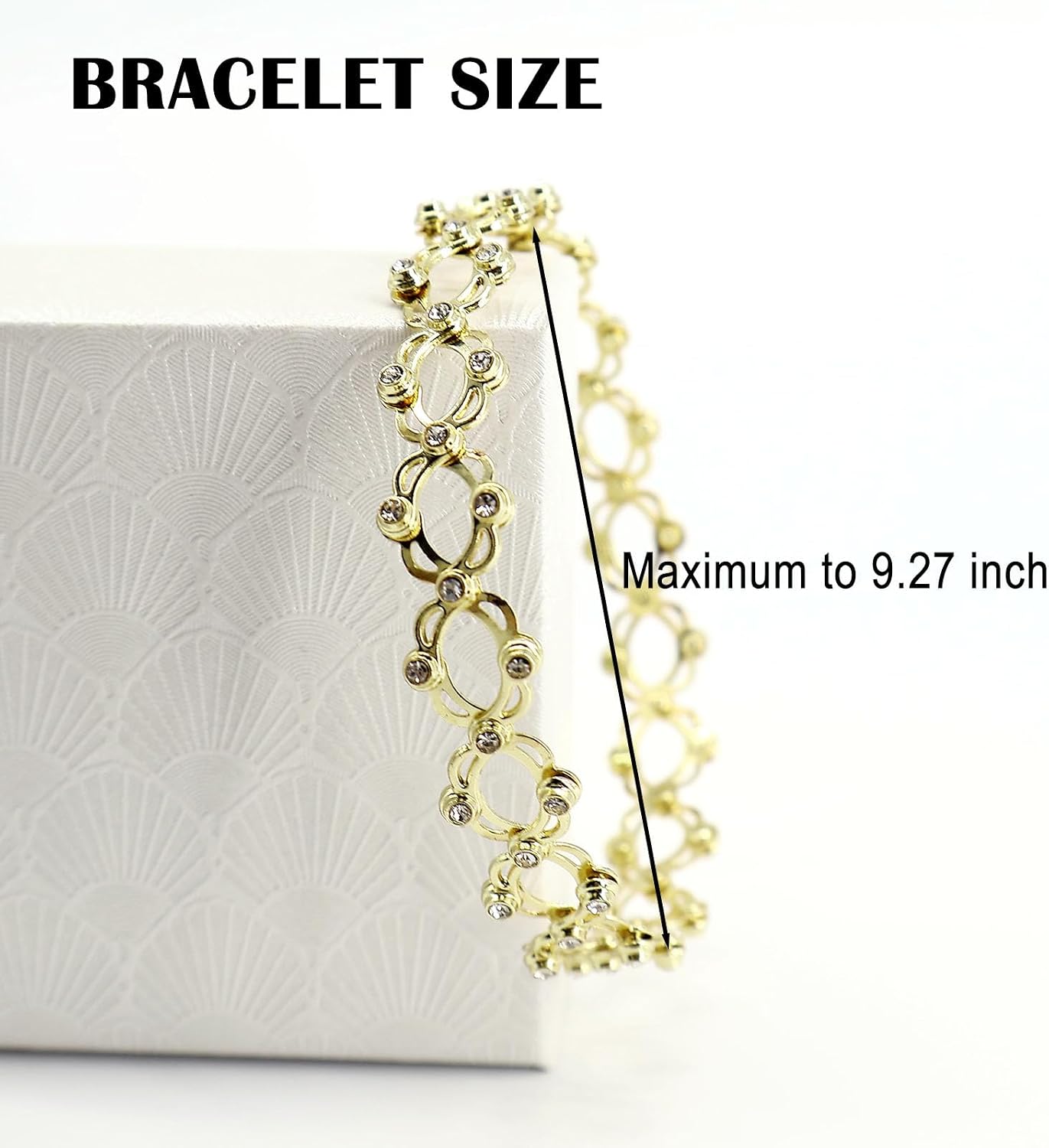 Folding Retractable Ring Bracelet 2 in 1 Jewelry Accessories that Turns into Bracelet Flexible Link Bracelet Ring Fashion Transformable Finger Ring Tennis Stretch bracelets Jewelry Gifts