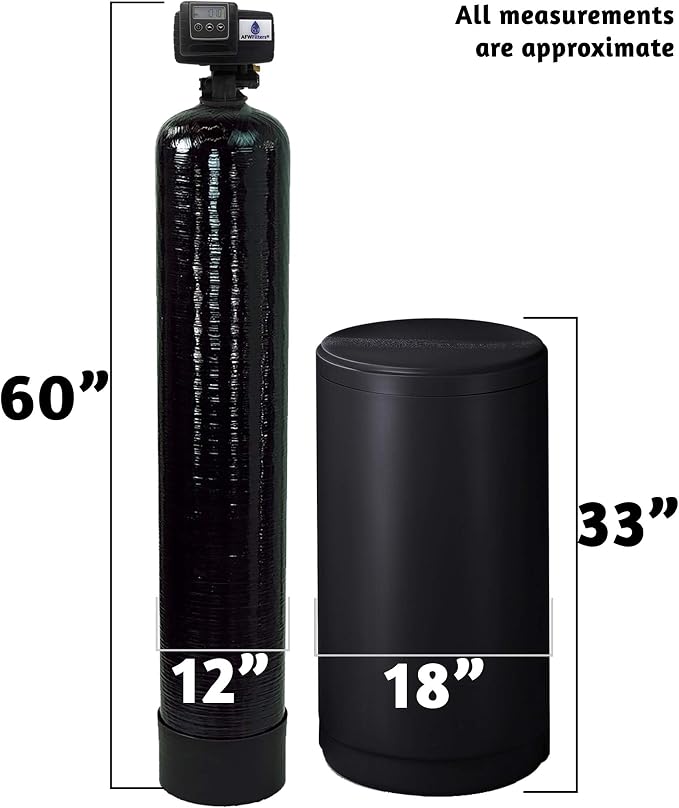 Ablandador de agua AFWFilters 2 ft³ con resina 10% Crosslink miniatura 2