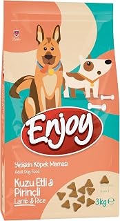 Enjoy Yetişkin Köpek Maması, Kuzu Etli, 3 Kg