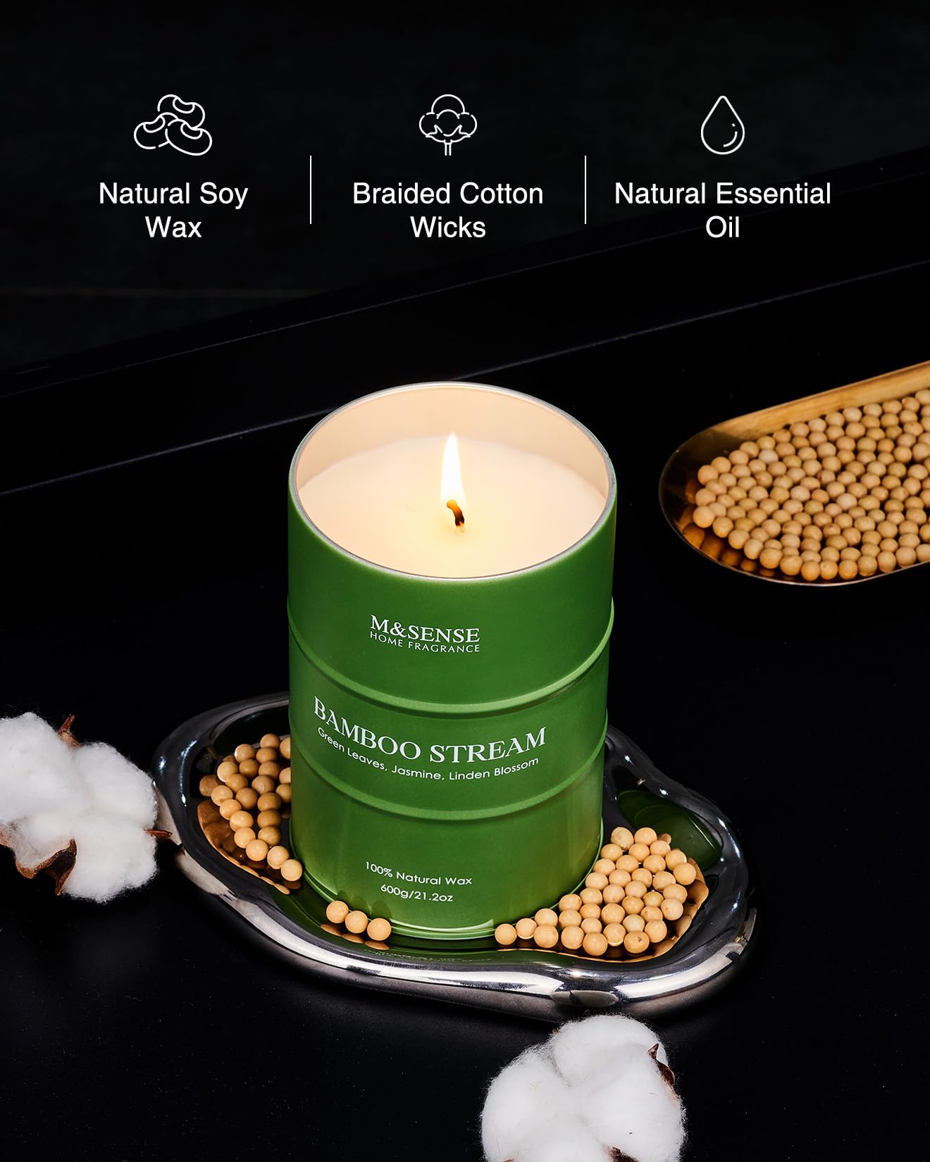 Set Van 2 Kaarsen In De Vorm Van Een Roos - Pioenroos - Peony Candle Twee Kaarsen Uit Sojawas