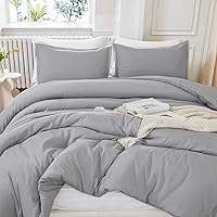 Vista 12 de Nanko Juego de funda de edredón beige tamaño Queen, 3 piezas - Funda de ropa de cama de edredón de plumón de microfibra suave de lujo con cremallera