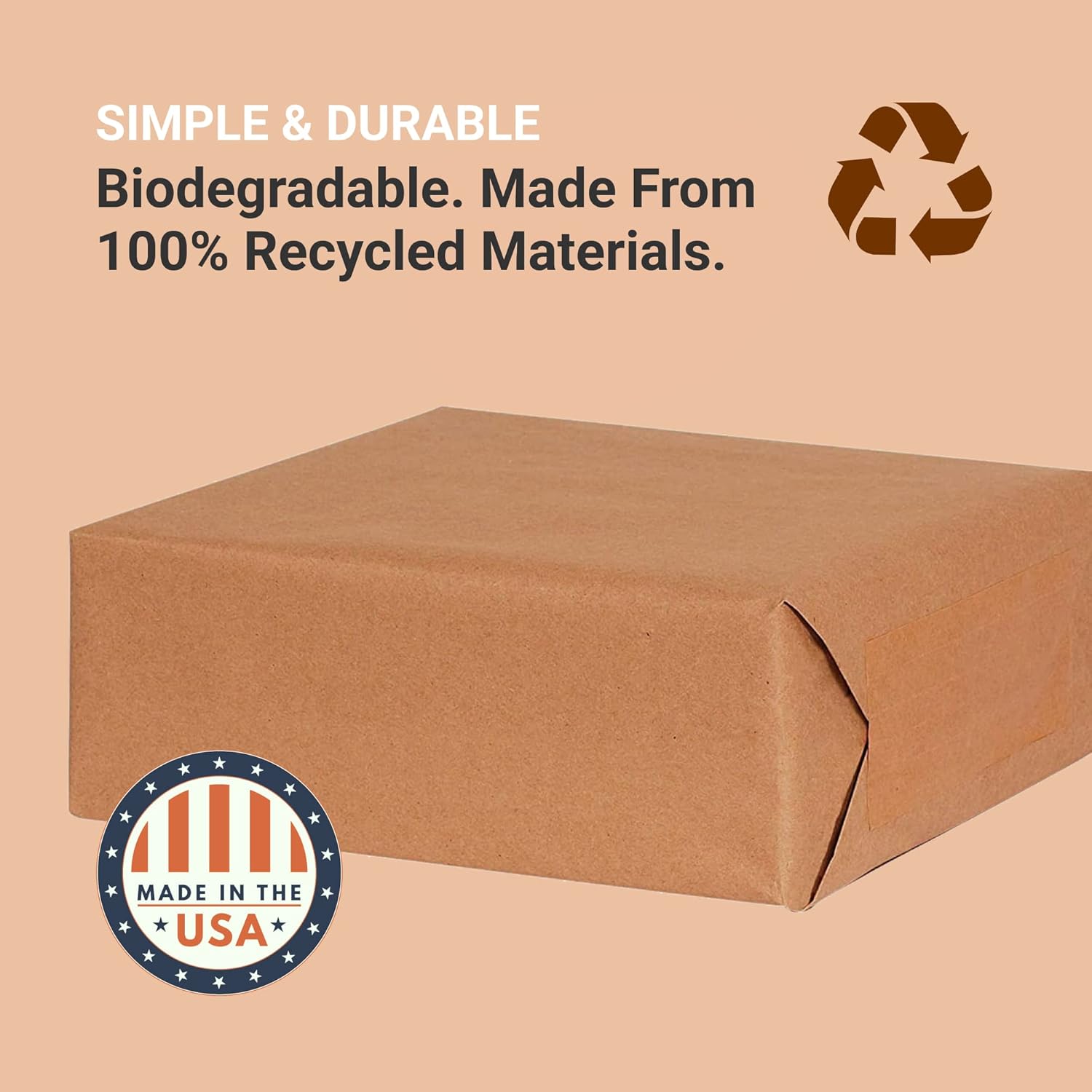 Box USA Shipping Paper Rolls Kraft, 18" x 900' 1-Pack | Recycled Paper Roll for Packing, Moving and Storage