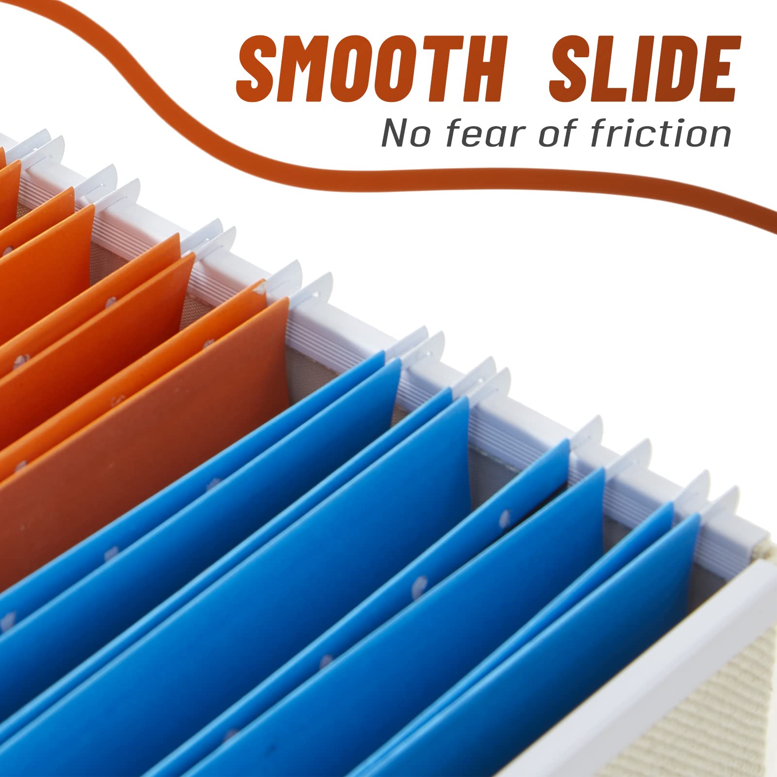 Buy SUPERJARE File Box for Hanging Files, Set of 2, Storage Office Box