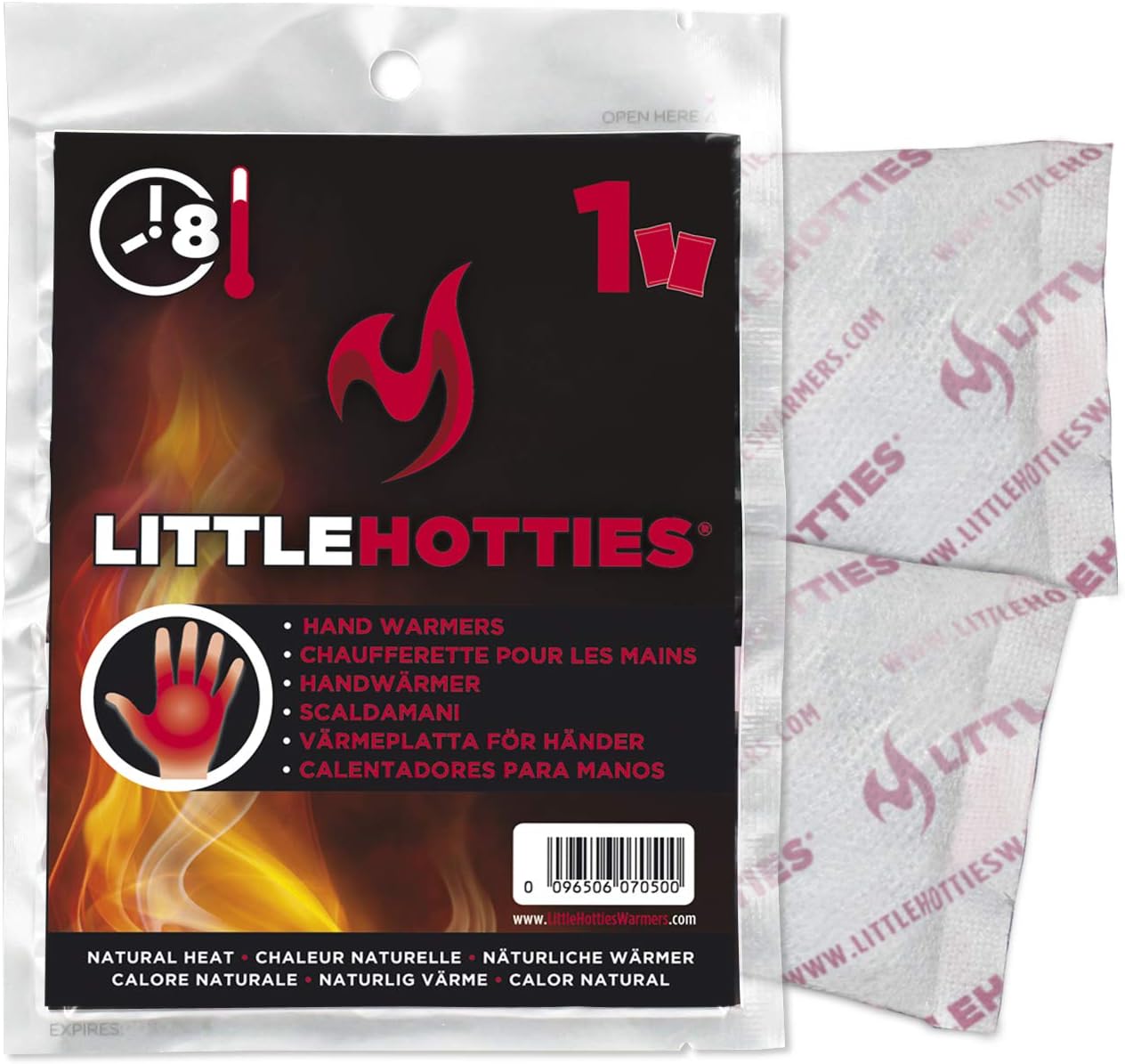 Little Hotties Adhesive Hand Warmers Disposable, Up To 8 Hours Of