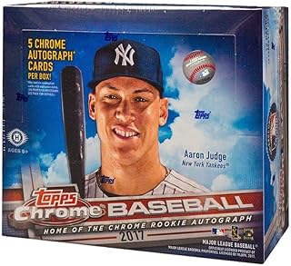 2017 Topps Chrome Baseball HTA Hobby Jumbo Box