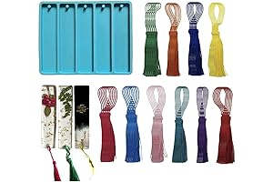 Versatile Silicone Bookmark Molds: Crafting Bookmarks, Keychains, and Resin Art Masterpieces