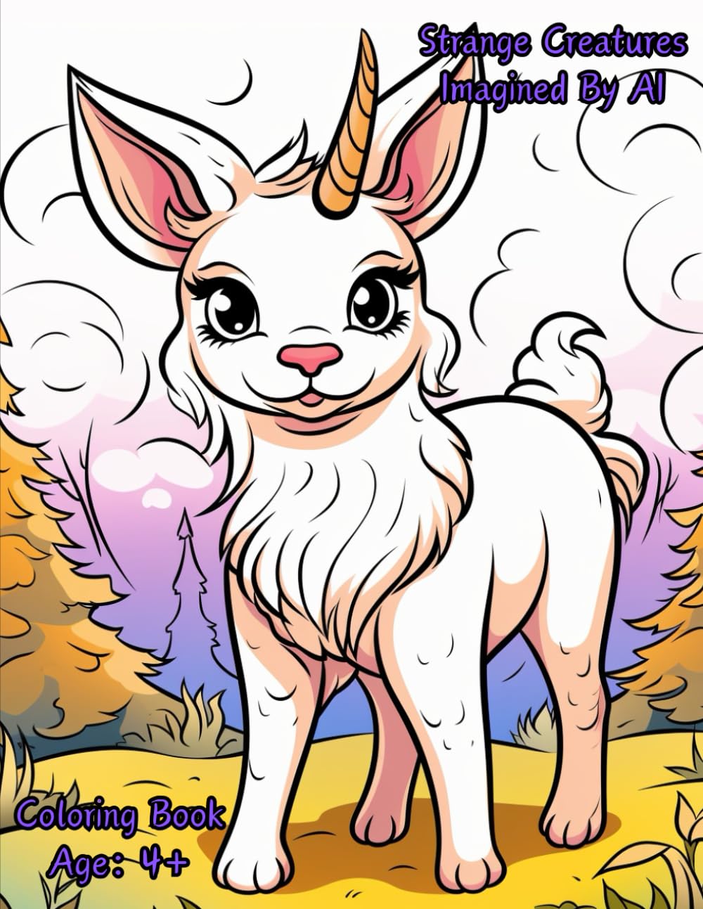Strange Creatures Imagined By A.I.: Coloring Book