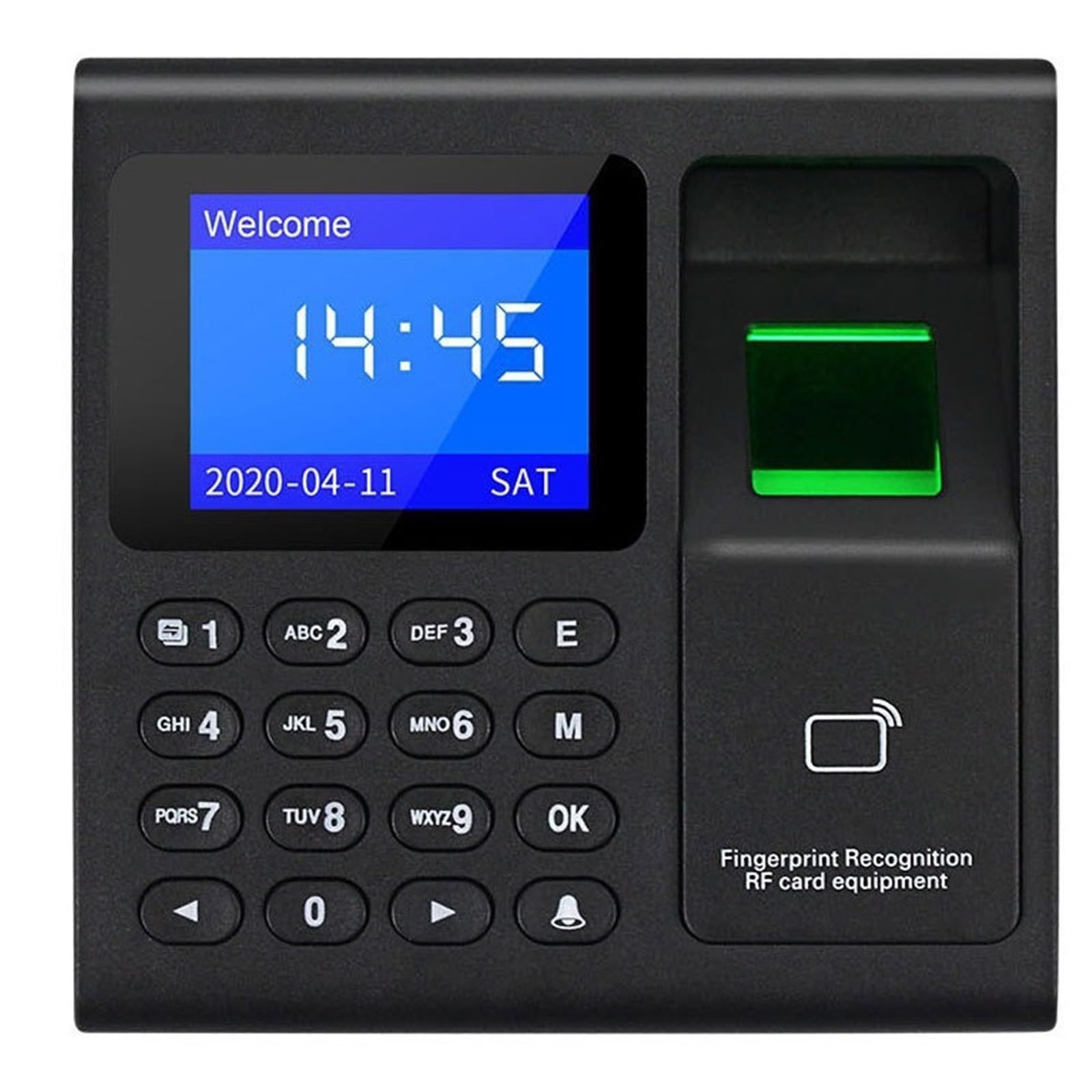 Macchina per la rilevazione, Orologio, Controllo Presenze, Macchina F30 Con Impronta Digitale, Tastiera, Accesso Per Impiegati, Elettrico,uffici, fabbriche