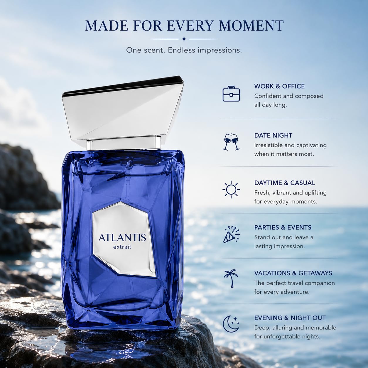 Amazon.com : Atlantis Extrait EDP 100ml by French Avenue : Beauty