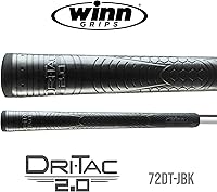 Vista 2 de Winn Golf Grips Dri-Tac 2.0 Oversize +1/8" - All Weather Non Slip Soft Cushioned Comfort, Shock Absorption & Durable Dry Polymer – Golf Club Handle