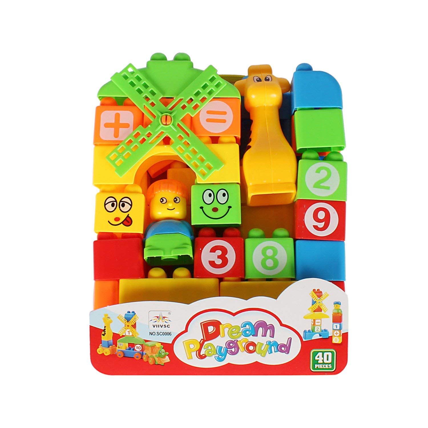 Smart Picks 40 Pieces Block Set for Boys and Girls (Multicolour) (B07WW1KKN2) Amazon Price History, Amazon Price Tracker