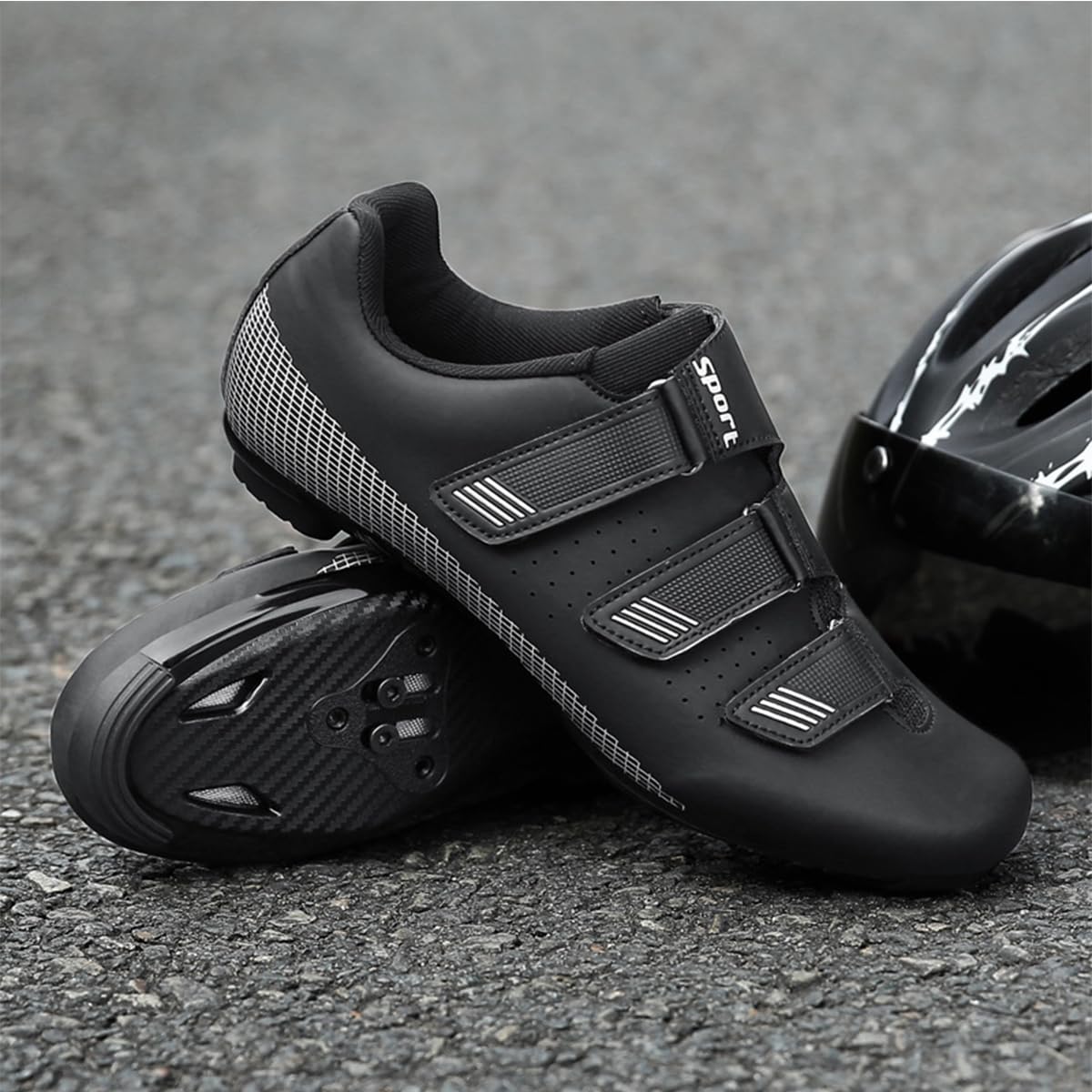Zapatilla de Ciclismo Hombre Zapatillas de Bicicleta de Carretera