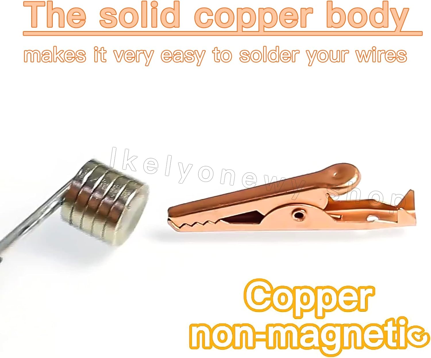 Copper Alligator Electric Clips Soft Insulated Cover Electrical Test Gator Clip Assortment Crocodile Alligator Jumper Electric Test Clips lkelyonewy® (Black * 8 Red * 8) (Pack of 2)