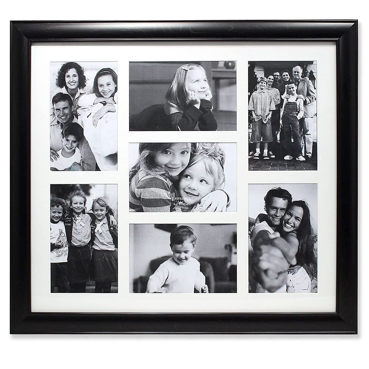 Lawrence Frames Yedi Açılış Kolaj Çerçevesi, 10,6 x 15,8 cm, Siyah