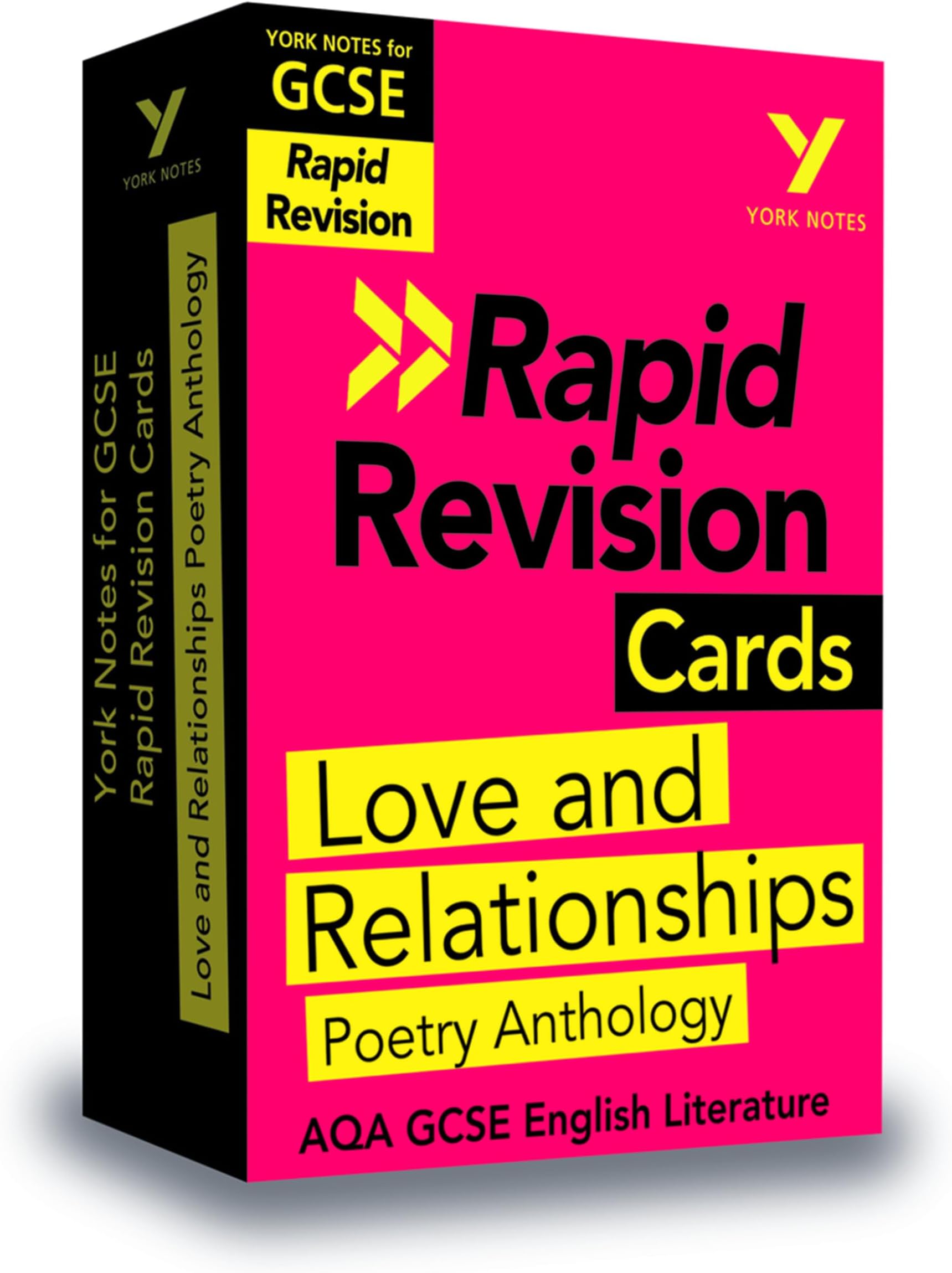 York Notes for AQA GCSE (9-1) Rapid Revision Cards: Love and Relationships AQA Poetry Anthology