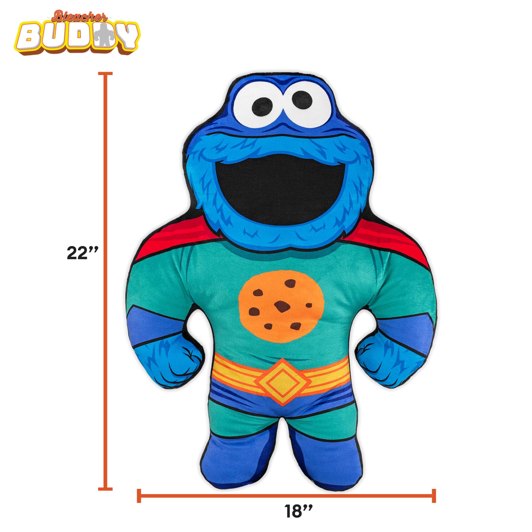 Amazon.com: Bleacher Creatures Cookie Monster Superhero 22