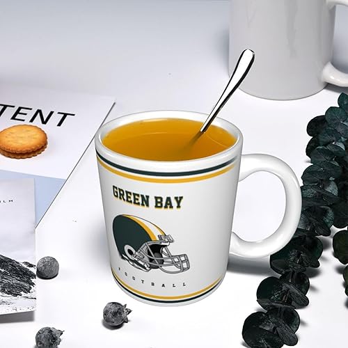 Miniatura 7 de Green Bay - Tazas de café, taza de viaje personalizada estilo fútbol, nombre y número personalizados, regalos para hombres, mujeres y jóvenes