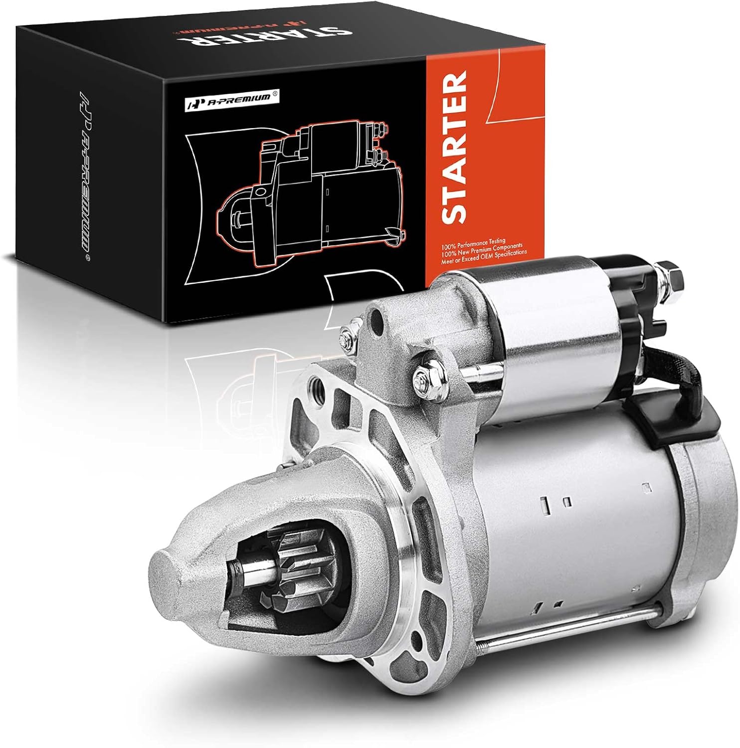 A-Premium Starter Motor Compatible with Jeep Grand Cherokee WK2 2011 2012 V6 3.6L, 12V 1.3KW 9 Teeth Clockwise, Replace# 410-52407, 4801852AB