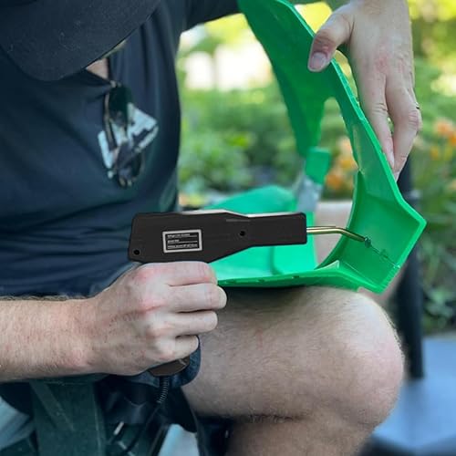 Miniatura 7 de Kit de soldador de plástico para automóvil, kit de soldadura de plástico portátil que incluye 4 tipos800 grapas para reparar piezas de plástico