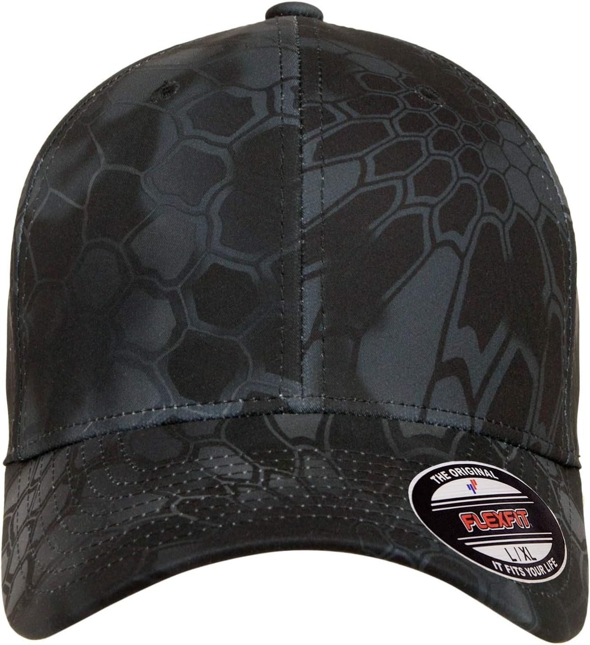 Flexfit Men's one Size Trucker Cap, Black, Alpha - Image 2