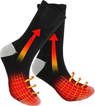 Heated Socks, Electric Heated Socks 5V 4000mAh Battery Powered 3 Heating Setting Cold Weather Heat Socks for Men Women, Outdoor Riding Camping Hiking Motorcycle Skiing Warm Winter Socks Heated Socks, Electric Heated Socks 5V 4000mAh Battery Powered 3 Heating Setting Cold Weather Heat Socks for Men Women, Outdoor Riding Camping Hiking Motorcycle Skiing Warm Winter Socks