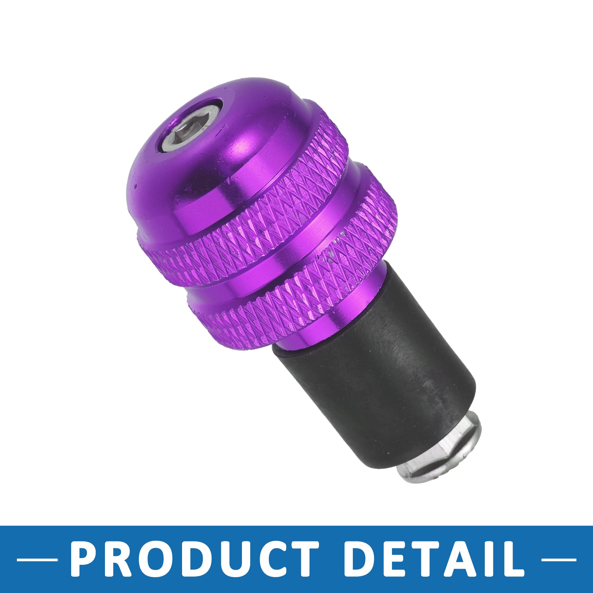 22mm 7/8'' Alliage Aluum Violet Poignée Guidon Bar Pour Moto