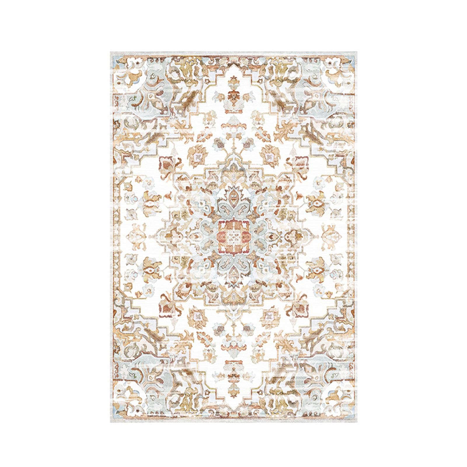Moquette doux au toucher effet laine tapis shaggy premium salon