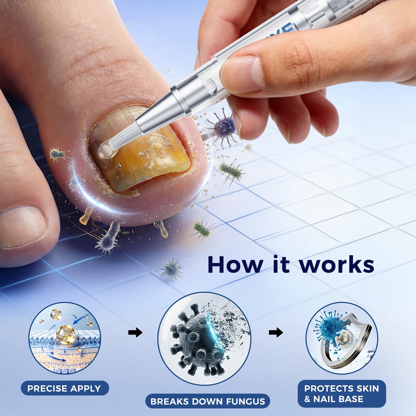 Toenail Fungus Treatment Extra Strength Pen FSA-HSA Eligible, — Amazon image 4