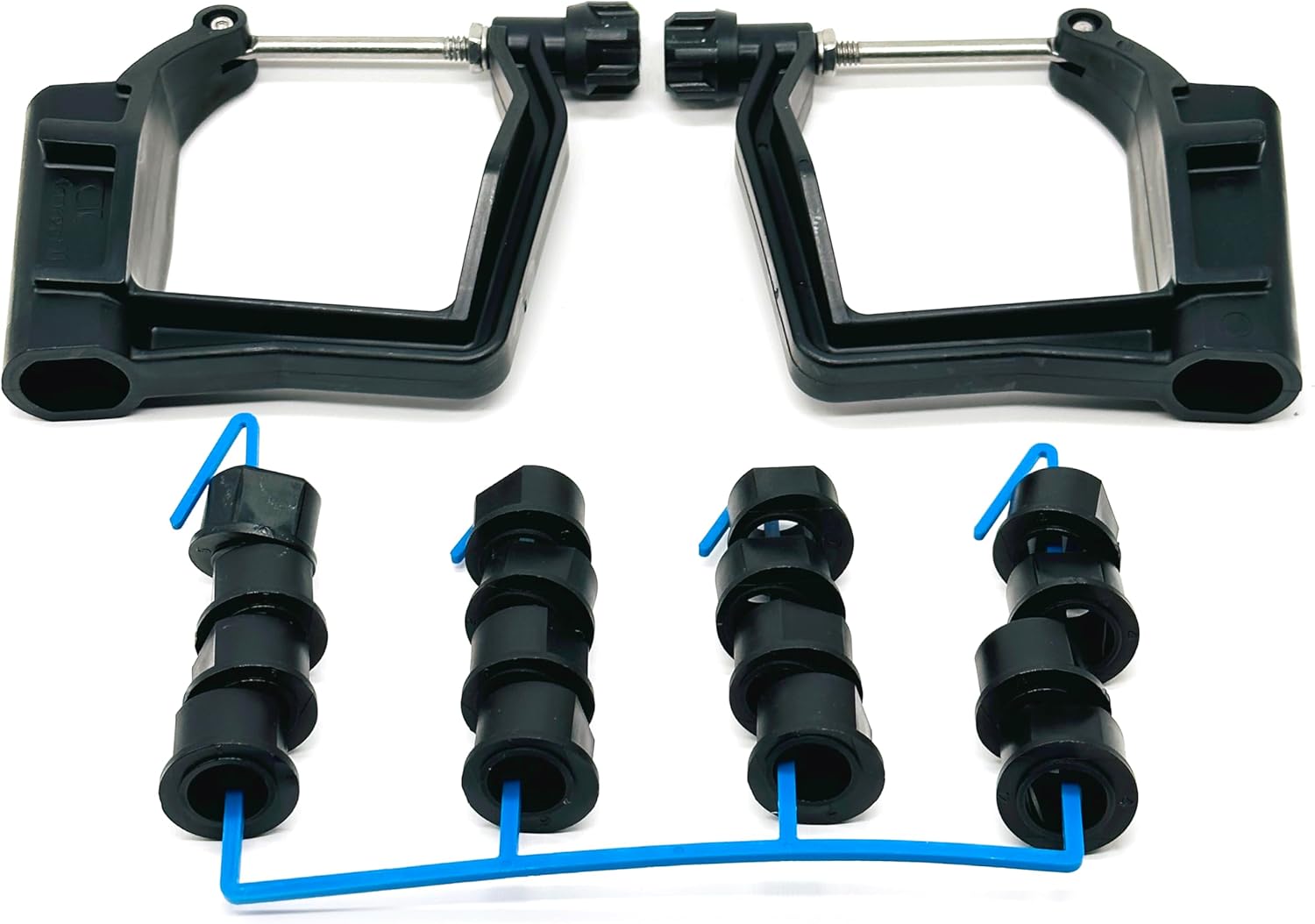 Concept2 Sweep Oarlock Kit with Black Pitch Bushings for 9/16 in Rigger Pin, 465
