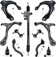 Vista 99 de Detroit Axle - Kit de suspensión delantera RWD de 10 piezas para Chevy GMC Silverado Sierra 1500 1999-2006, 2 brazos de control superior, 2 rótulas