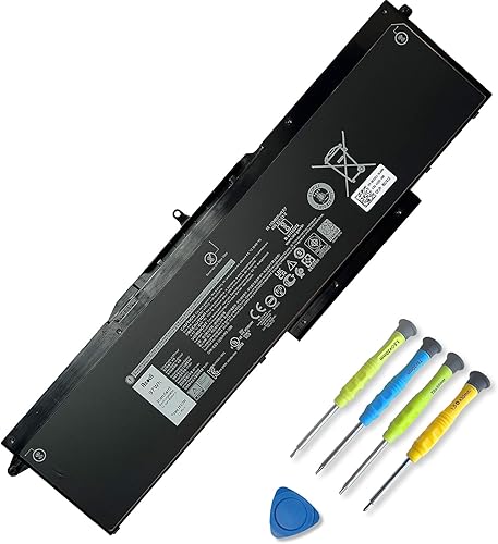 ASODI 1FXDH - Batería de repuesto para laptop Dell Latitude 5501 5511 E5501 E5511 Precision 3541 3551 Series Notebook 01WJT0 1WJT0 11.4V 97Wh 8071mAh