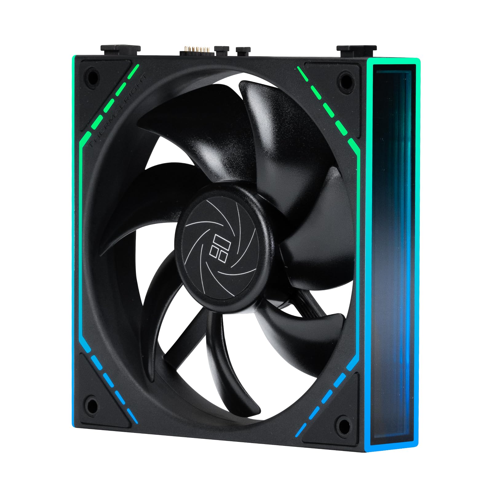 Thermalright TL-M12Q 120mm PC Case Fans, 2000RPM High Airflow, ARGB Daisy-Chain, Infinity-Mirror Lighting, 1-Pack