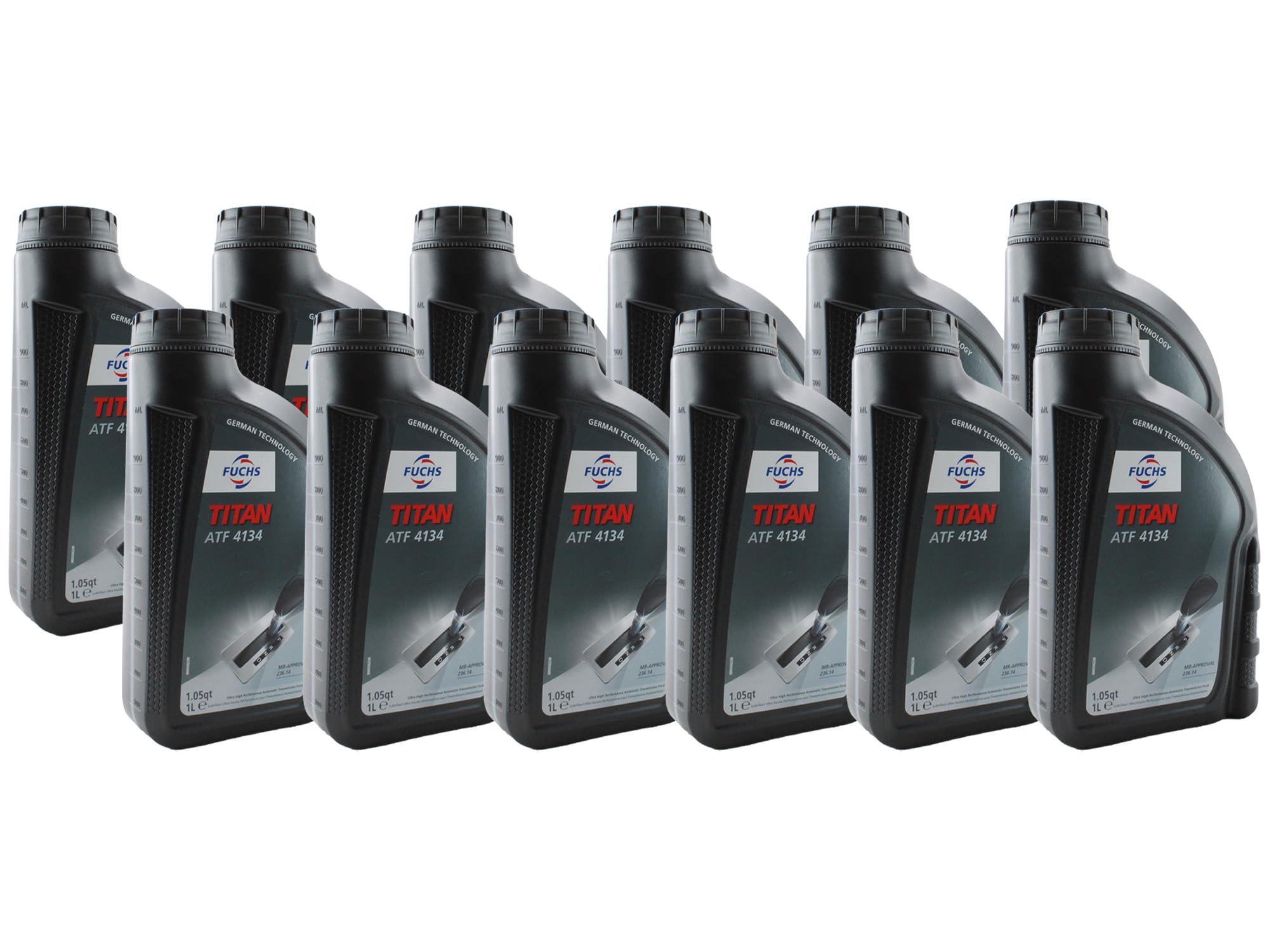 Fuchs 12 Liter TITAN ATF 4134 Red Automatic Transmission Fluid (12 x 1L)