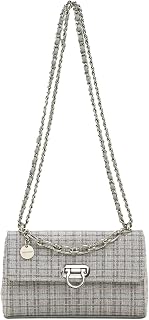 Miraggio Covey Crossbody Bag For Women | Tweed Texture Sling Bags With Convertible Chain | Gift Items For Women Price In India