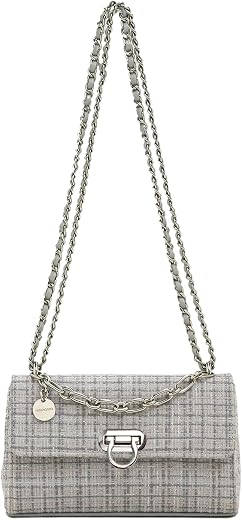 Miraggio Covey Crossbody Bag For Women | Tweed Texture Sling Bags With Convertible Chain | Gift Items For Women