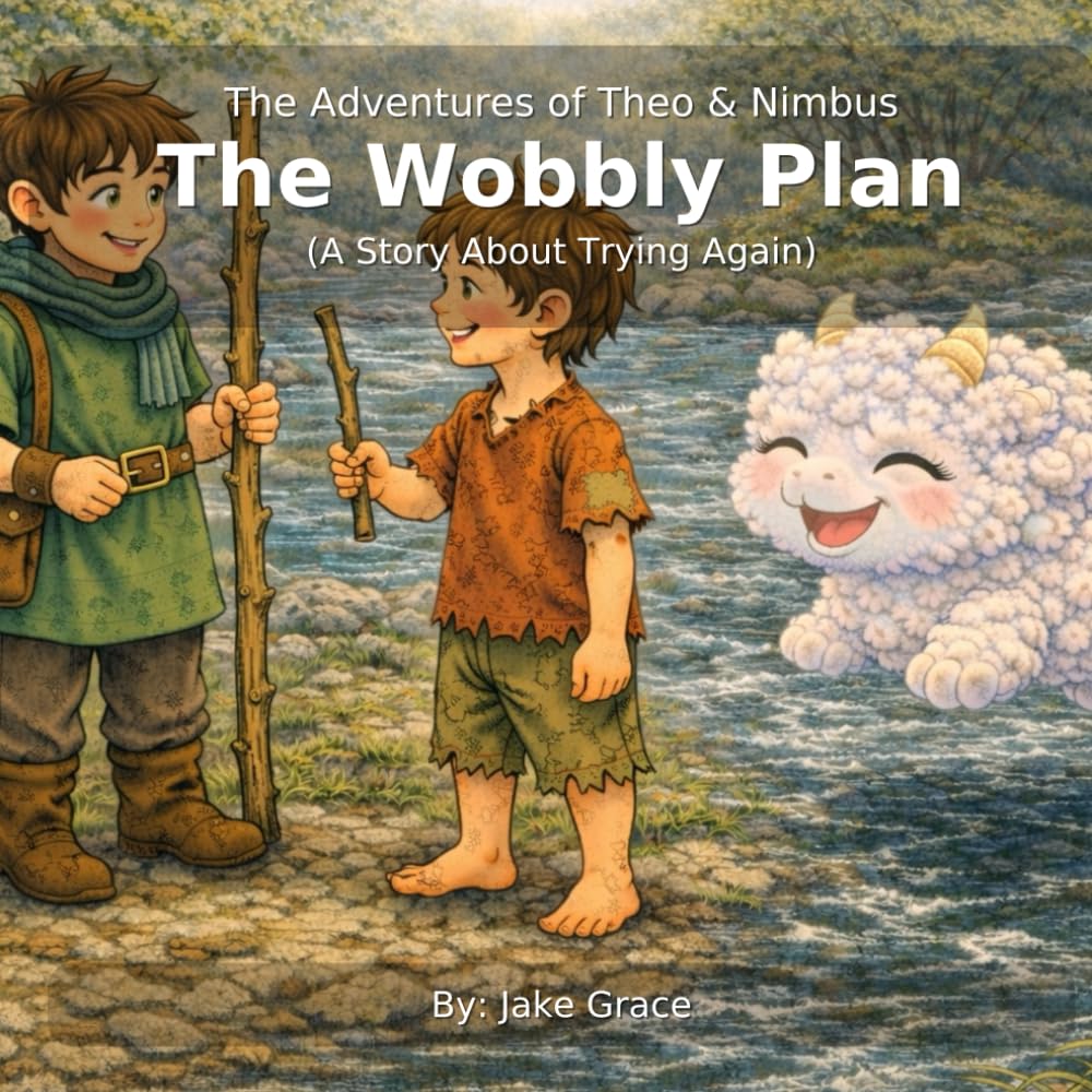 The Adventures of Theo & Nimbus: The Wobbly Plan: A Story About Trying Again: 1