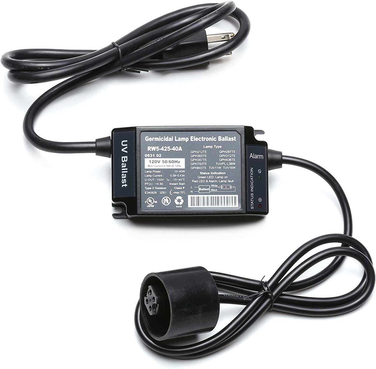 HQUA 55W Electronic Ballast for 12GPM Water Sterilizer, Ballast For UV Lamps