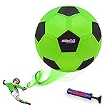 Kickerball - Curve and Swerve Soccer Ball/Football Toy - Kick Like The Pros, Great Gift for Boys and Girls - Perfect for Outdoor & Indoor Match or Game (Green)