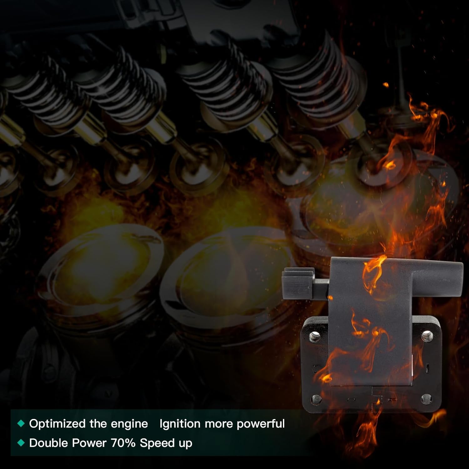 SCITOO ignition coil coils 3 pcs with Mitsubishi 1997 1998 1999 Montero Sport L4 2.4L C1164 UF-309