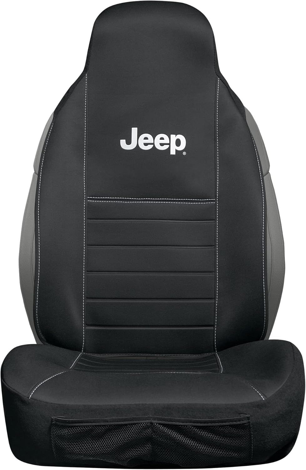 Plasticolor 008708R01 Jeep High Back 2 Piece Design Sideless Seat Cover - 1 Seat Cover
