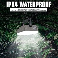 Vista 6 de Portable Solar Power Lanterns 4 Pack, Lanterns for Power Outages, 5 Light Modes LED Camping Lights Lantern Flashlight, IPX4 Waterproof Tent Light