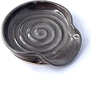 Vista 3 de Spoon Rest, Ceramic Spoon Rest in Steel Grey