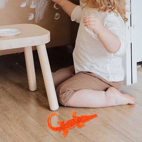 Miniatura 6 de TOYANDONA Juguete elástico de cocodrilo, 24 piezas de cocodrilo elástico pegajoso, juguetes adhesivos elásticos para niños, regalos de fiesta