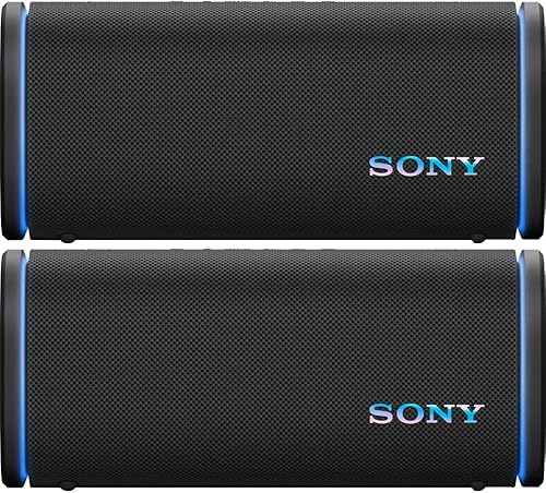 Vista 8 de Sony SRSULT10/W - Altavoz Bluetooth portátil extra BASS 2024, paquete blanco con Tech Smart USA Audio Entertainment Essentials Bundle y paquete