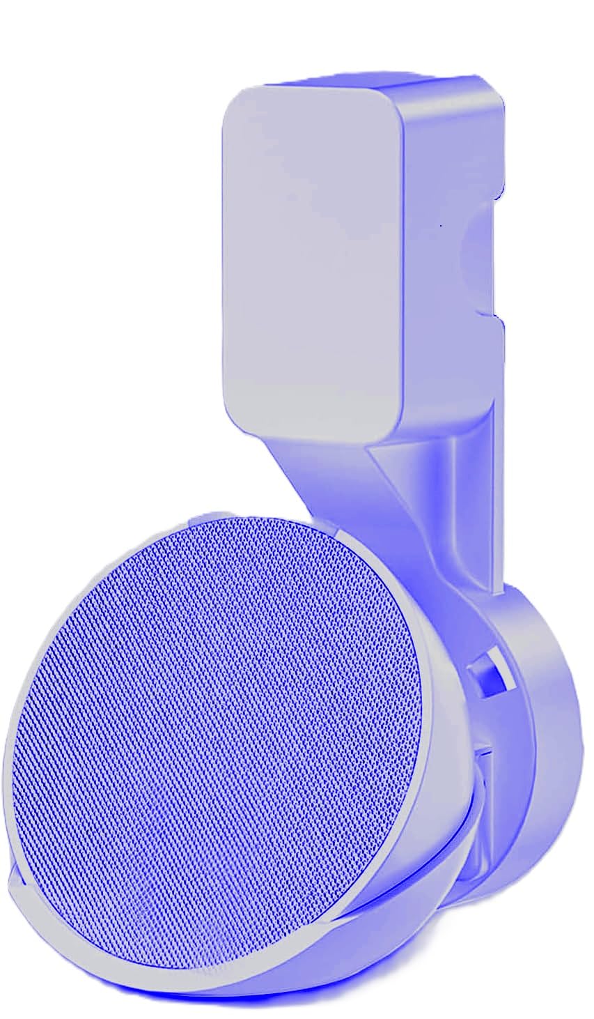 Echo Pop Wall Mount, Outlet Wall Mount Stand for Echo Pop, Holder Mount with Cord Management for Space-Saving, No Messy Cords or Screws, Perfect Speaker Accessories (Purple)