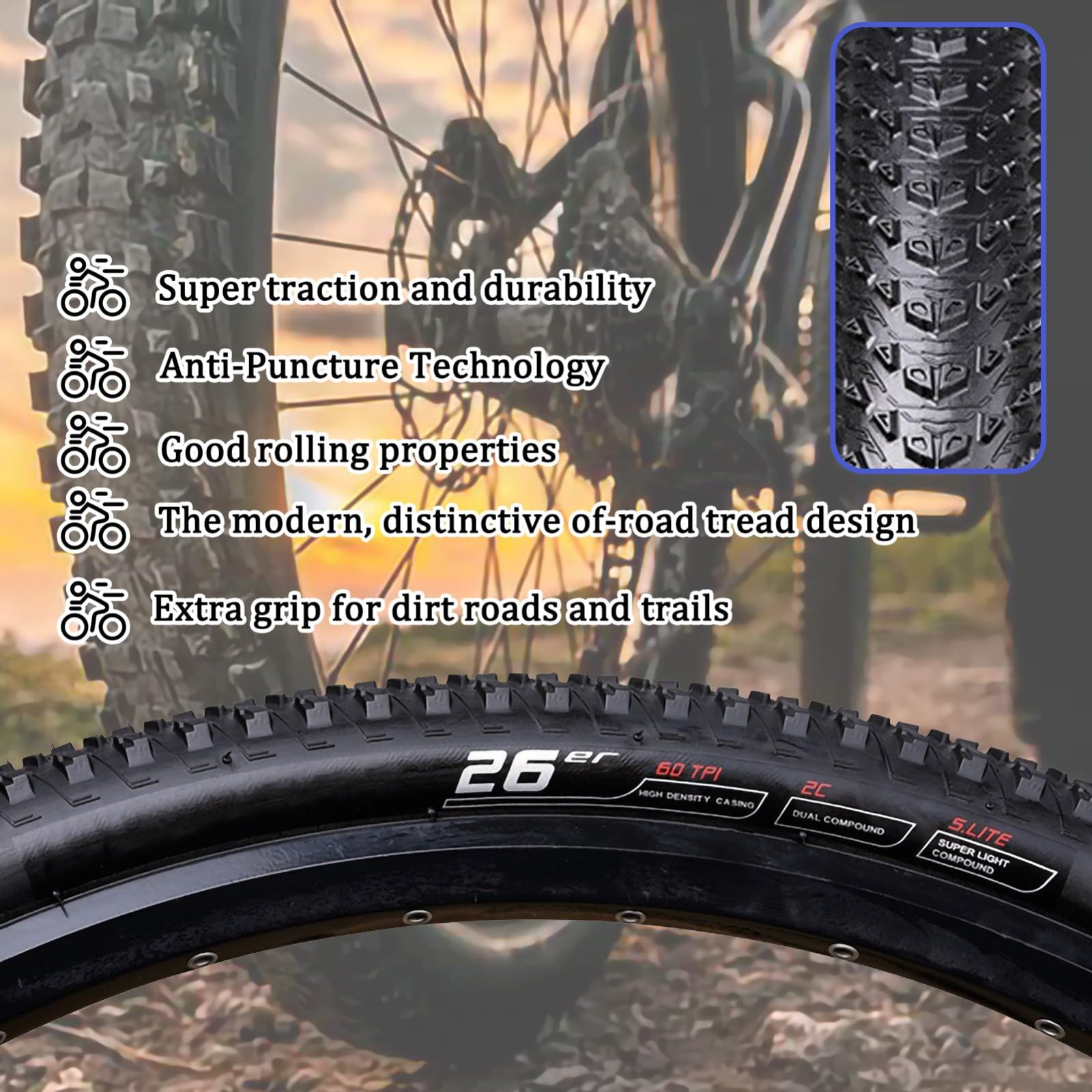 Fahrradreifen 26 zoll/27.5 zoll/29 Zoll