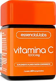 VITAMINA C 1000mg - FÓRMULA 100% PURA E CONCENTRADA - 60 DOSES